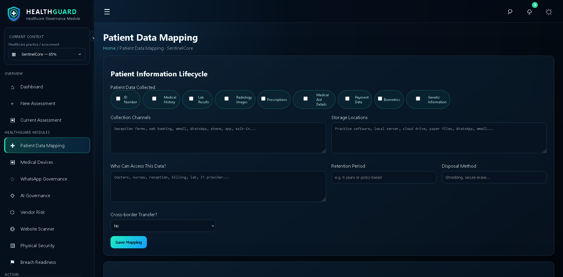 SentinelCoreHQ HealthGuard screenshot 3
