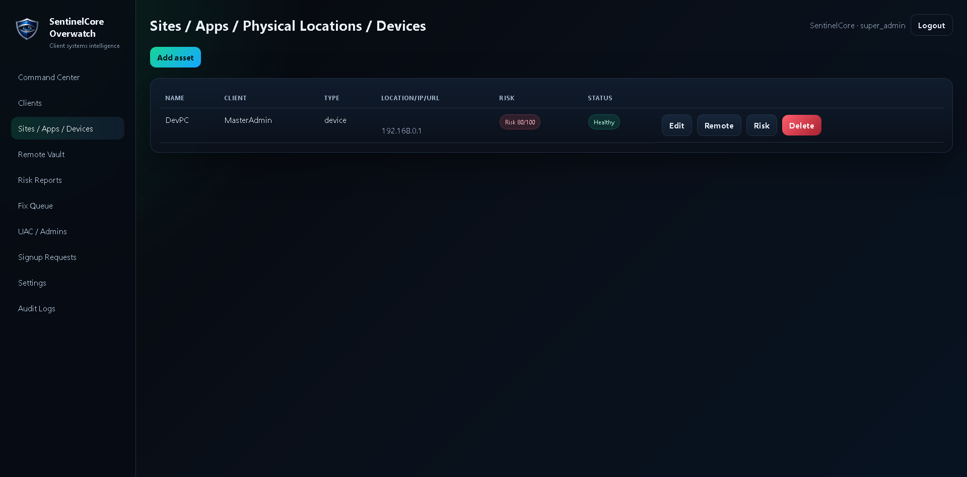 SentinelCoreHQ Overwatch Monthly screenshot 2